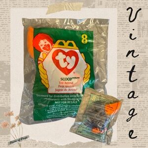 Vintage 1998 Ty Teenie Beanie Baby “Scoop” the Pelican – McDonald’s (Sealed)